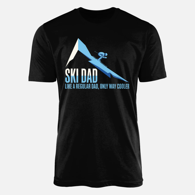 T-shirts: Papa skieur super