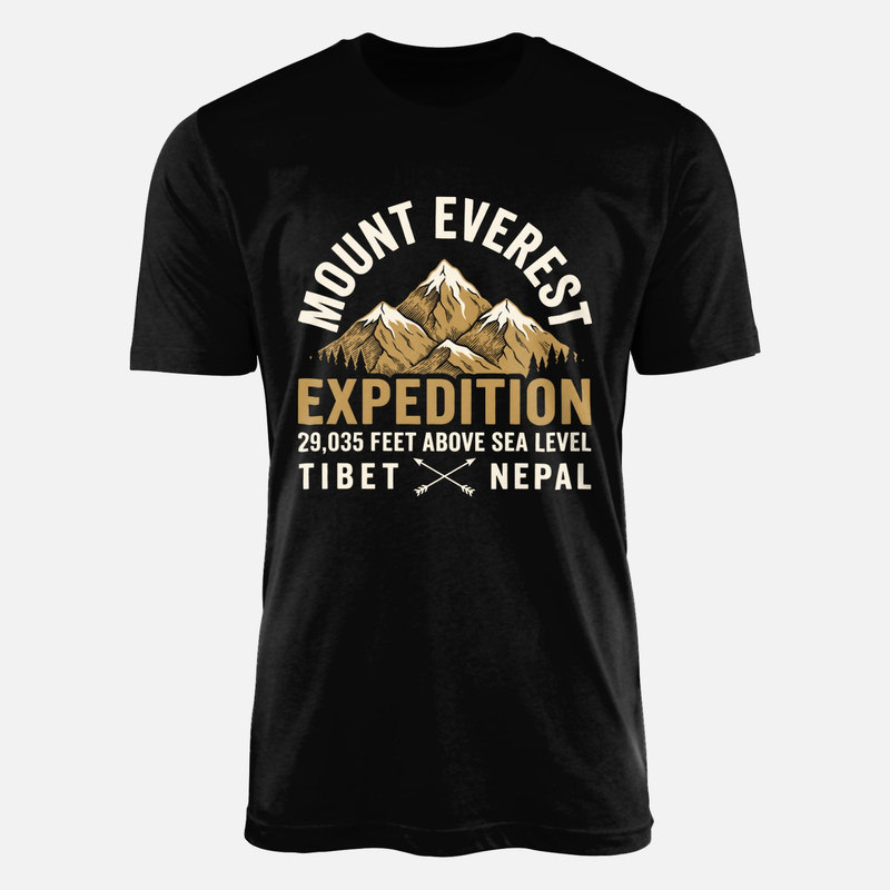 T-shirts: Exp&eacute;dition mont Everest vintage