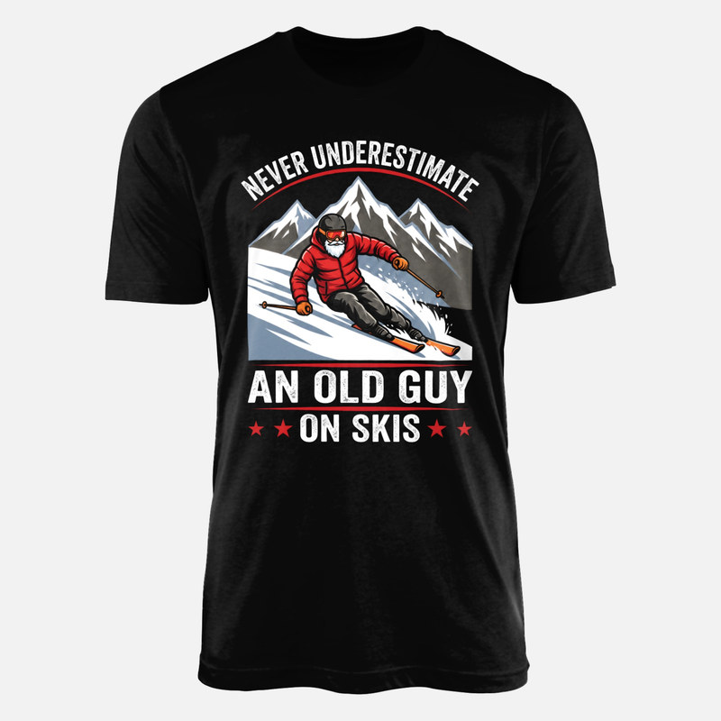 T-shirts: Vieux skieur exp&eacute;riment&eacute;