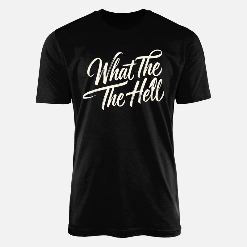 T-shirts: C'est quoi ce bordel lettrage