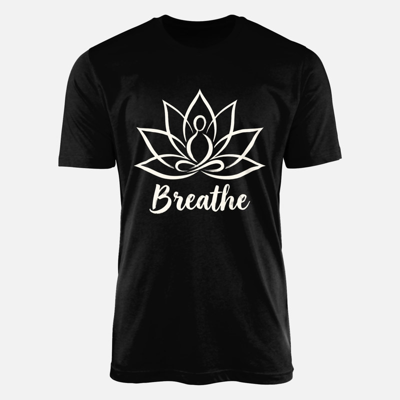 T-shirts: M&eacute;ditation en fleur de lotus