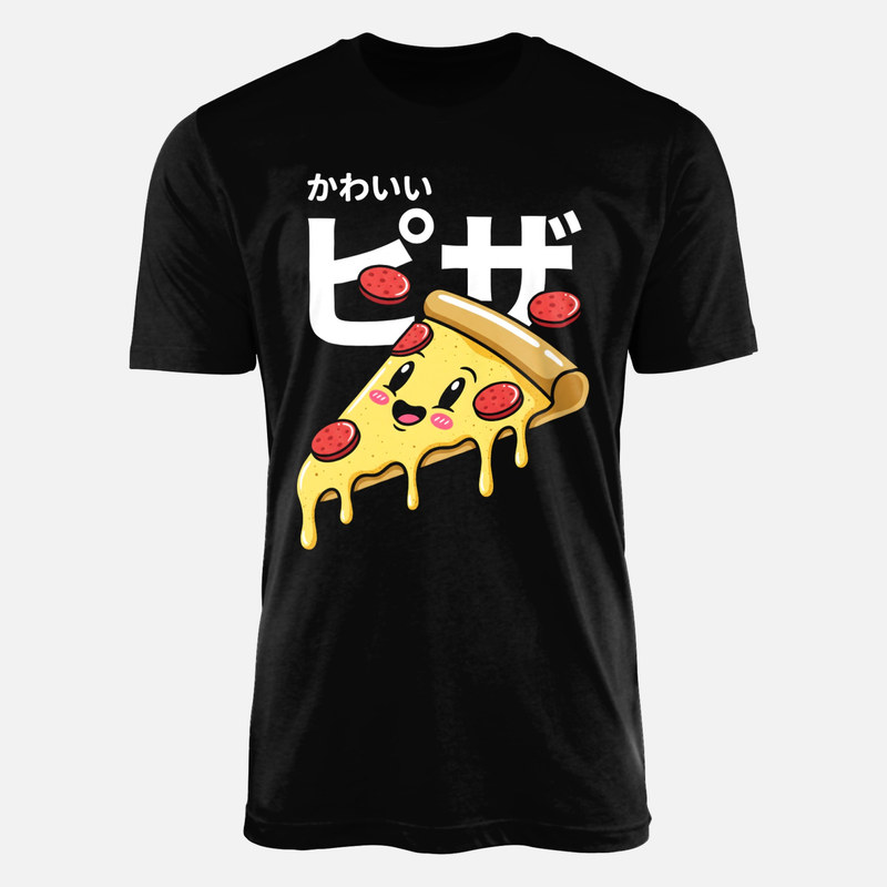 T-shirts: Part de pizza kawaii japonaise