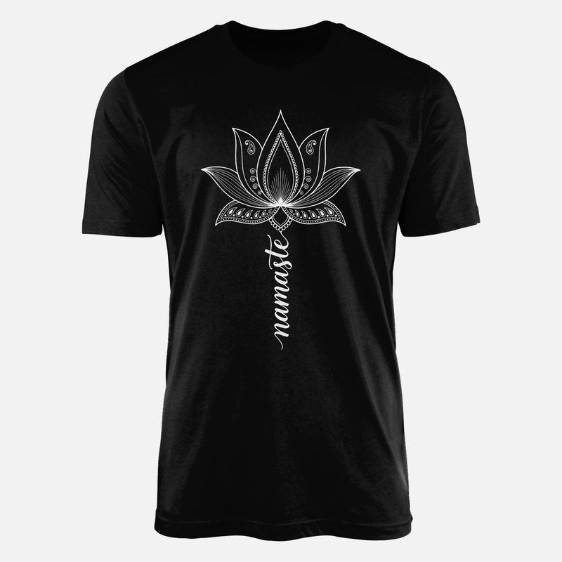 T-shirts: Fleur de lotus et Namaste
