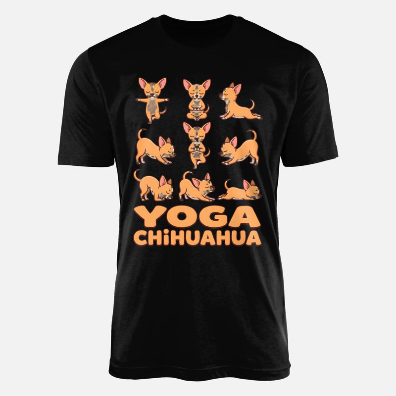 T-shirts: Chihuahua postures de yoga