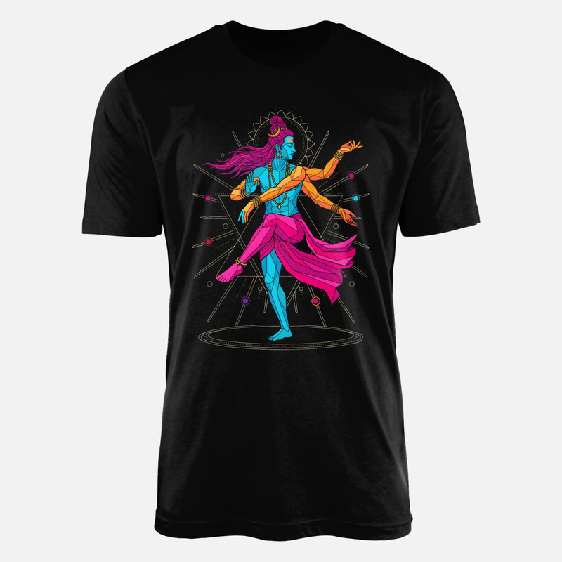 T-shirts: Shiva Nataraja g&eacute;om&eacute;trique
