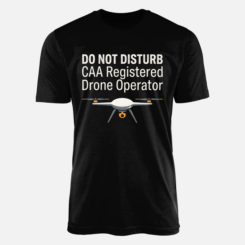 T-shirts: Pilote de drone enregistr&eacute; ne pas d&eacute;ranger
