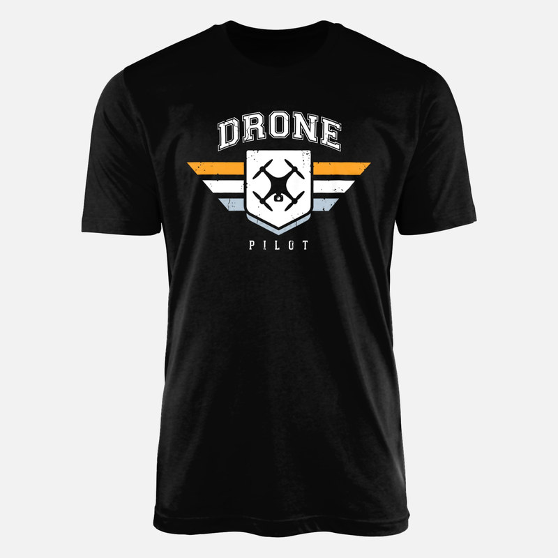 T-shirts: Pilote de drone &eacute;cusson vintage