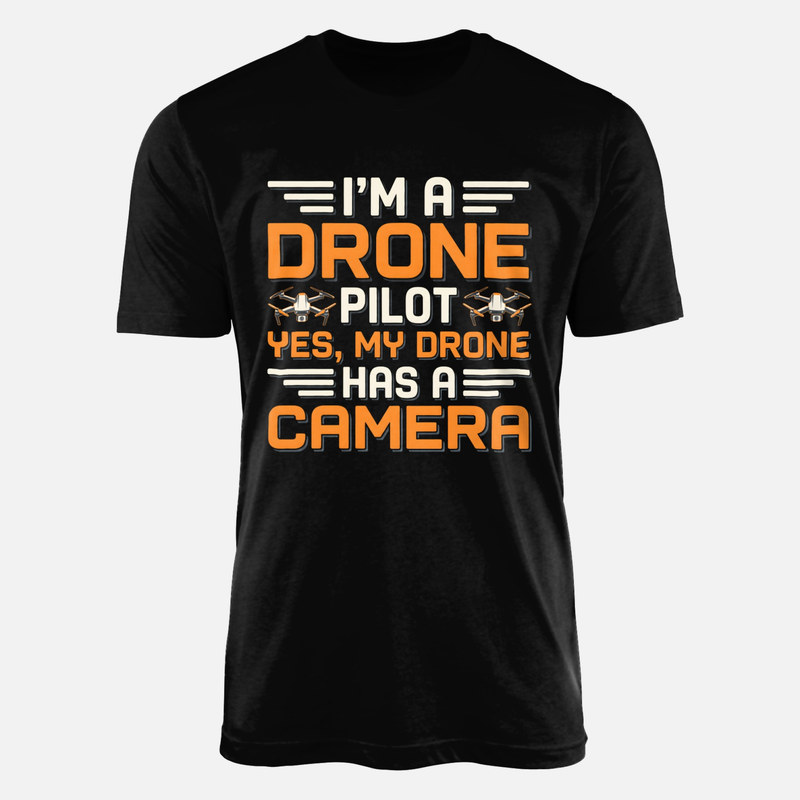 T-shirts: Pilote de drone avec cam&eacute;ra humour