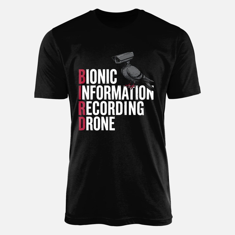 T-shirts: Pigeon drone de surveillance bionique