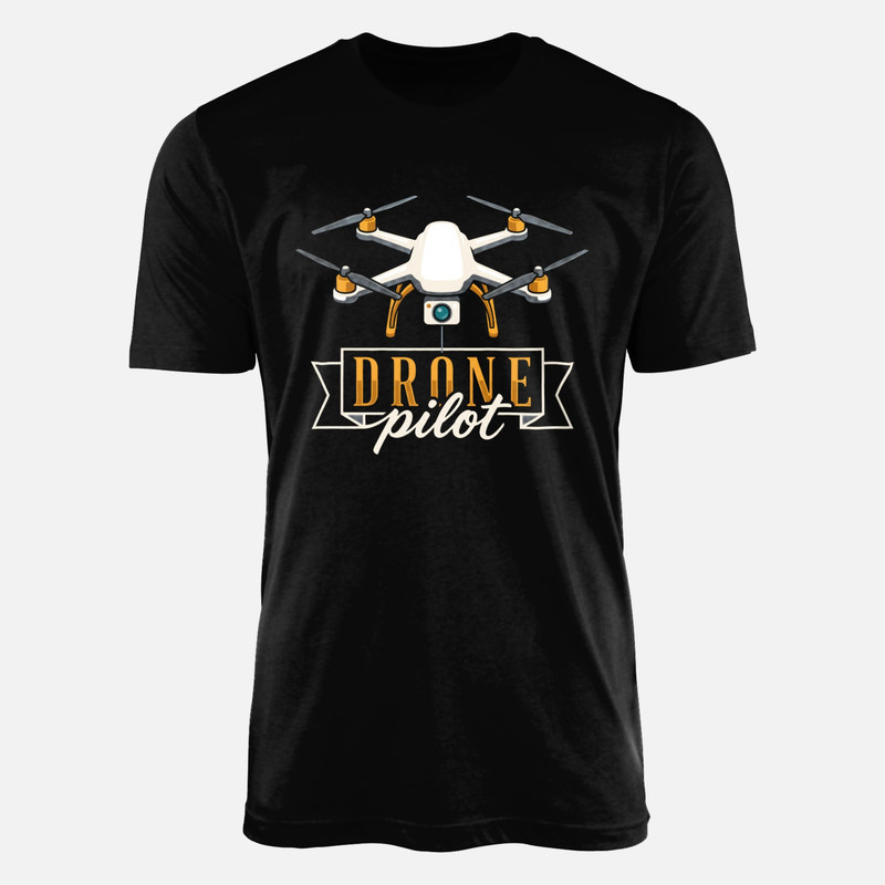 T-shirts: Pilote de drone avec quadricopt&egrave;re