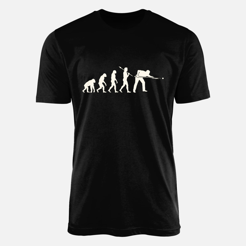 T-shirts: &Eacute;volution de l'homme vers le billard