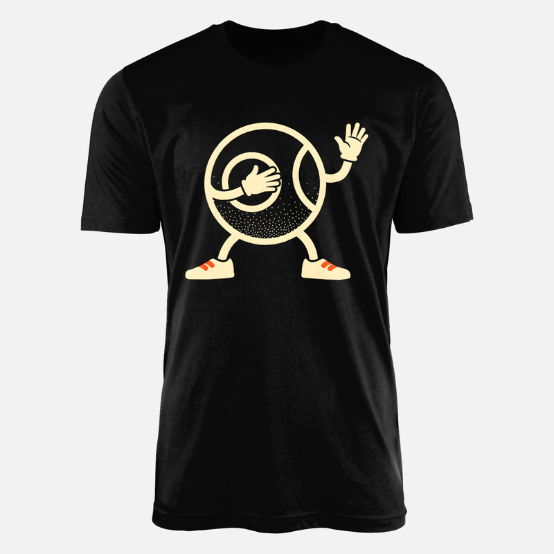 T-shirts: Balle de tennis cartoon r&eacute;tro
