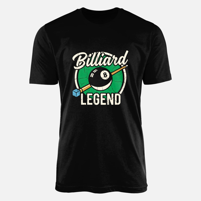 T-shirts: L&eacute;gende du billard boule 8 vintage