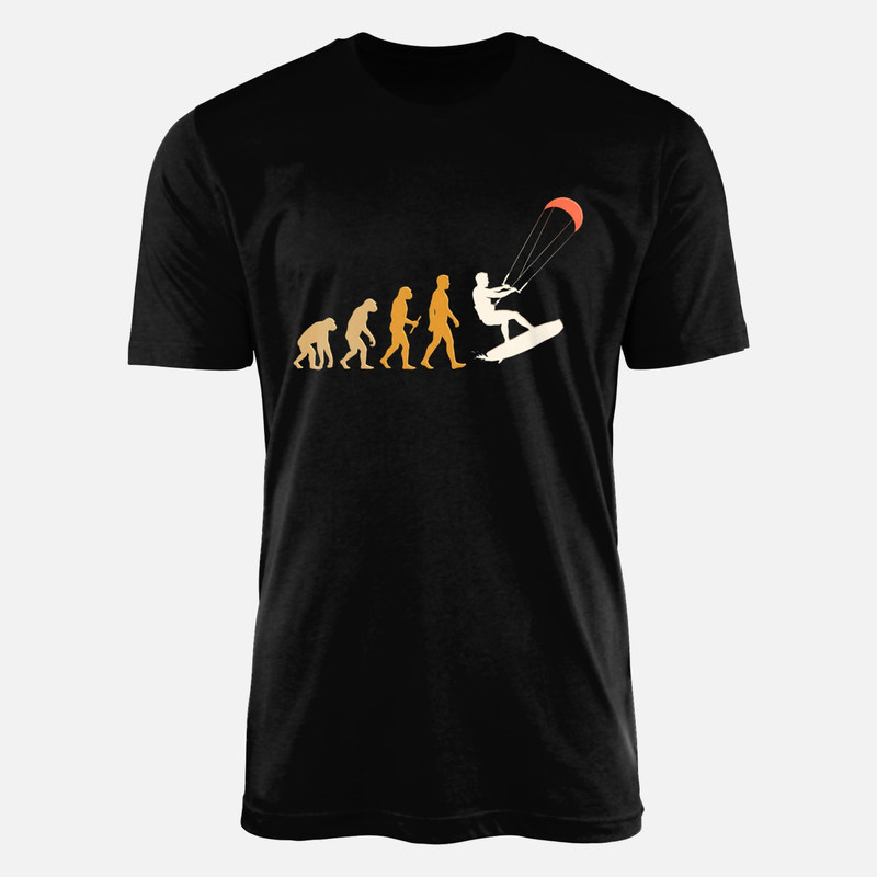 T-shirts: &Eacute;volution kitesurf r&eacute;tro