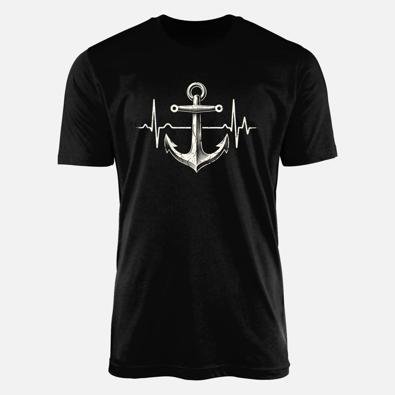 T-shirts: Ancre marine et battement de c&oelig;ur