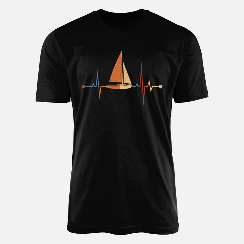 T-shirts: Voilier et battement de c&oelig;ur