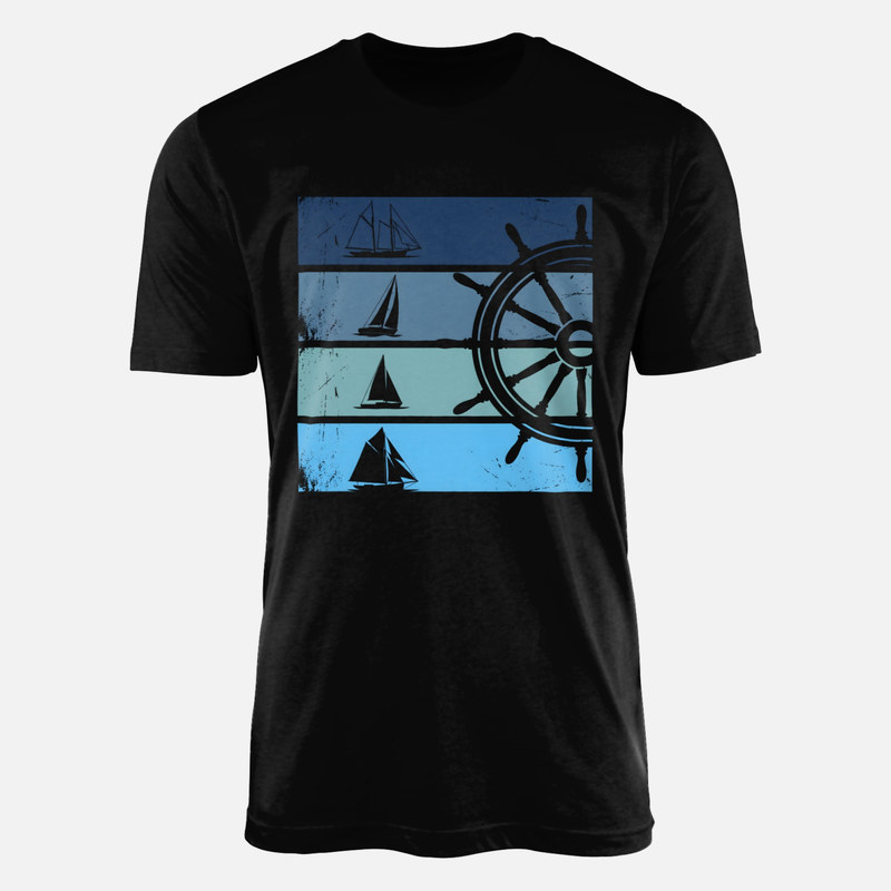 T-shirts: Barre et voiliers r&eacute;tro