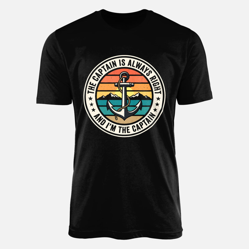T-shirts: Le capitaine a toujours raison