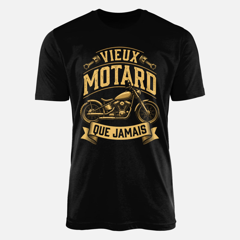 T-shirts: Vieux motard que jamais moto custom