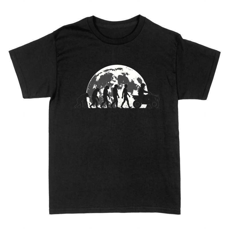T-shirts: &Eacute;volution vers pilote de quad et lune