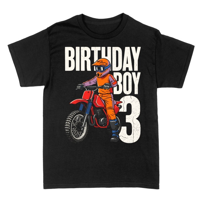 T-shirts: Gar&ccedil;on anniversaire 3 ans motocross