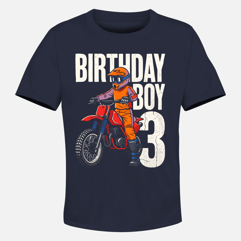 T-shirts: Gar&ccedil;on anniversaire 3 ans motocross