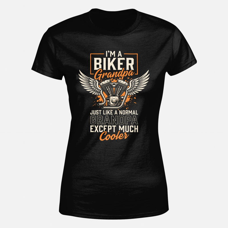 T-shirts: Papy motard moteur ail&eacute;