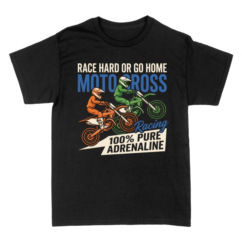 T-shirts: Pilotes motocross saut et adr&eacute;naline