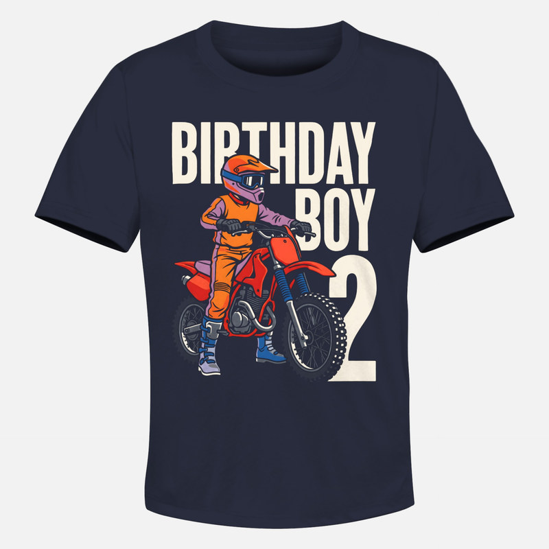 T-shirts: Motocross anniversaire 2 ans gar&ccedil;on