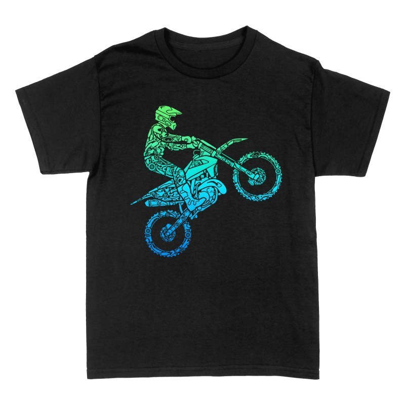T-shirts: Pilote de motocross et outils m&eacute;caniques