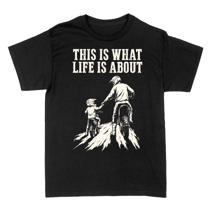 T-shirts: P&egrave;re et fils motocross passion