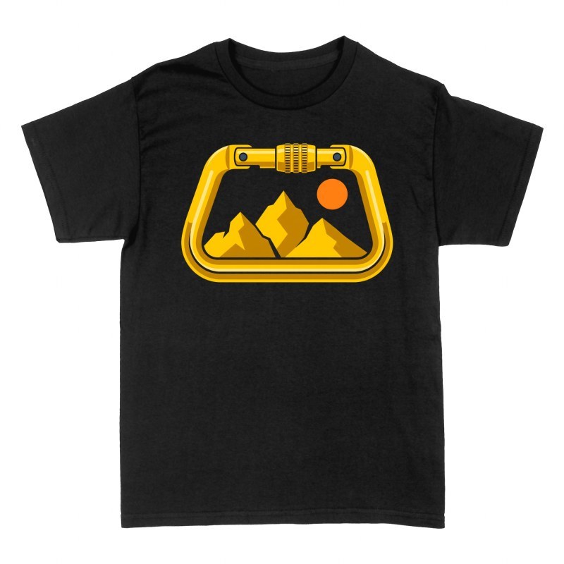 T-shirts: Montagne dans un mousqueton