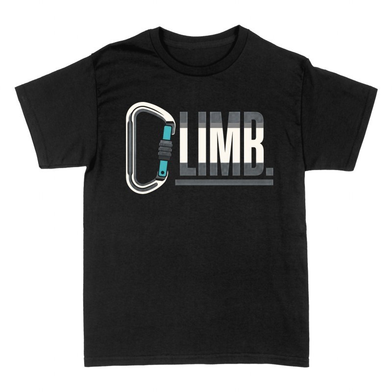 T-shirts: Climb avec mousqueton