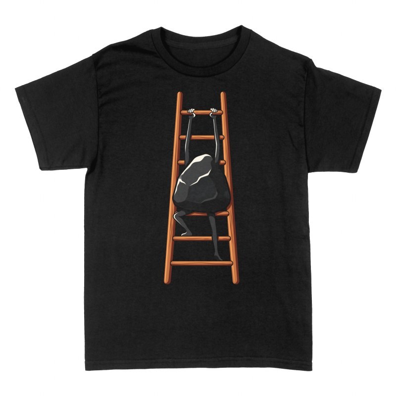 T-shirts: Rocher qui monte &agrave; l'&eacute;chelle