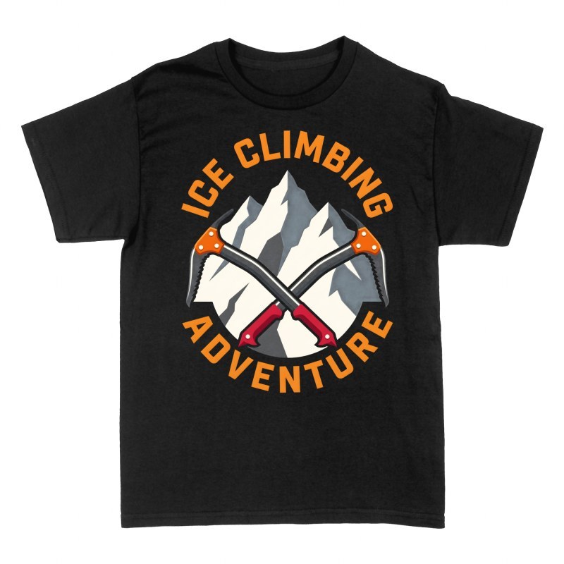 T-shirts: Piolets crois&eacute;s et montagne