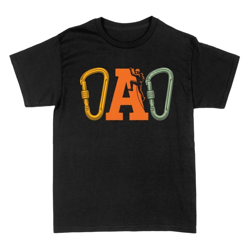 T-shirts: Papa grimpeur avec mousquetons