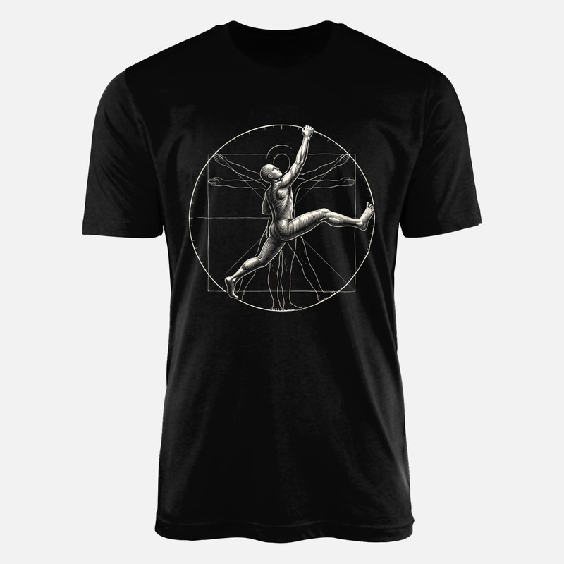 T-shirts: Homme de Vitruve escaladeur