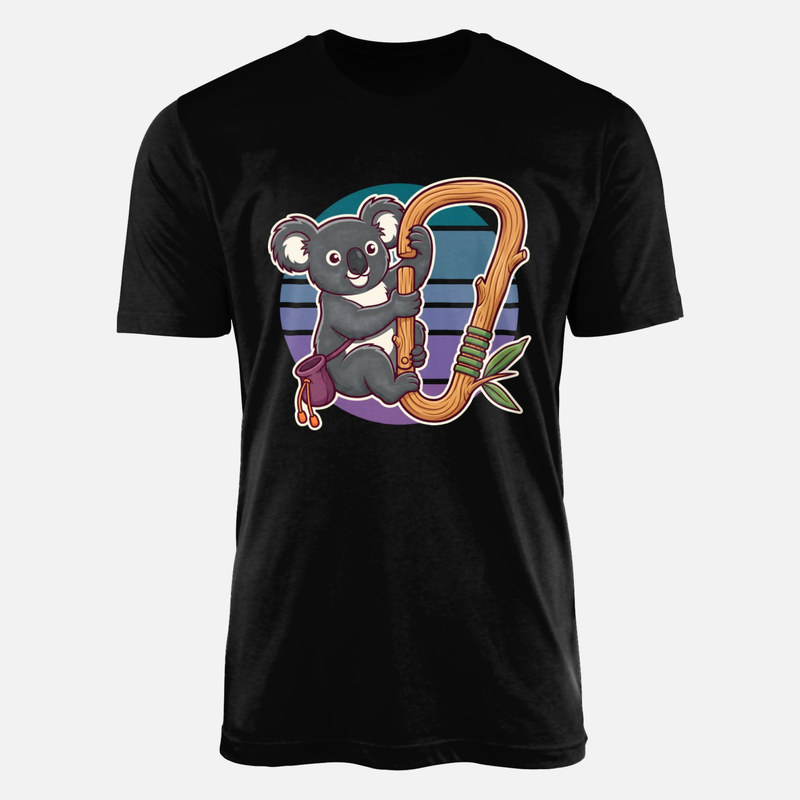 T-shirts: Koala grimpeur sur mousqueton