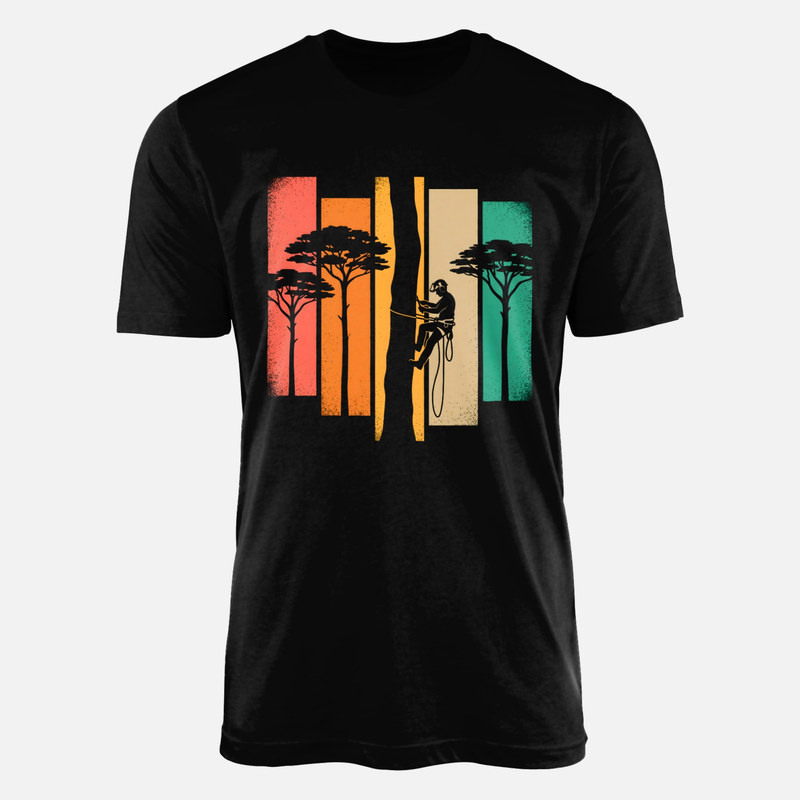 T-shirts: &Eacute;lagueur grimpant r&eacute;tro vintage
