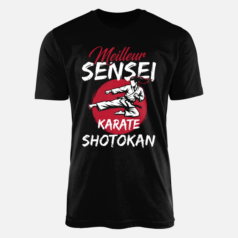 T-shirts: Meilleur sensei karat&eacute; Shotokan
