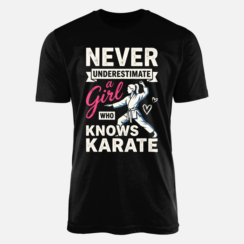 T-shirts: Fille qui fait du karat&eacute;
