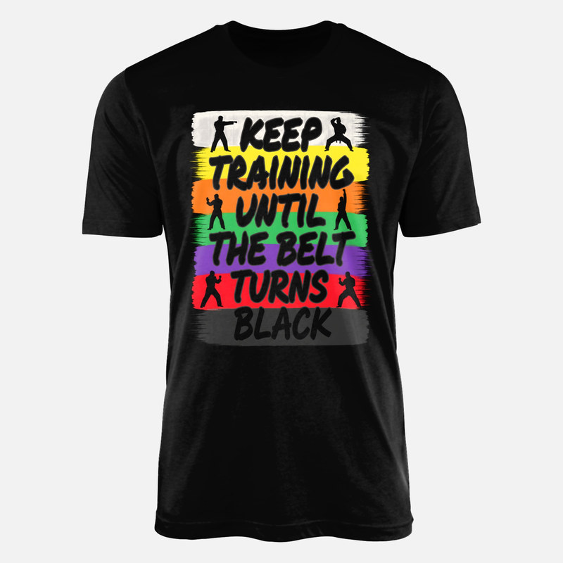 T-shirts: Ceinture noire motivation karat&eacute;