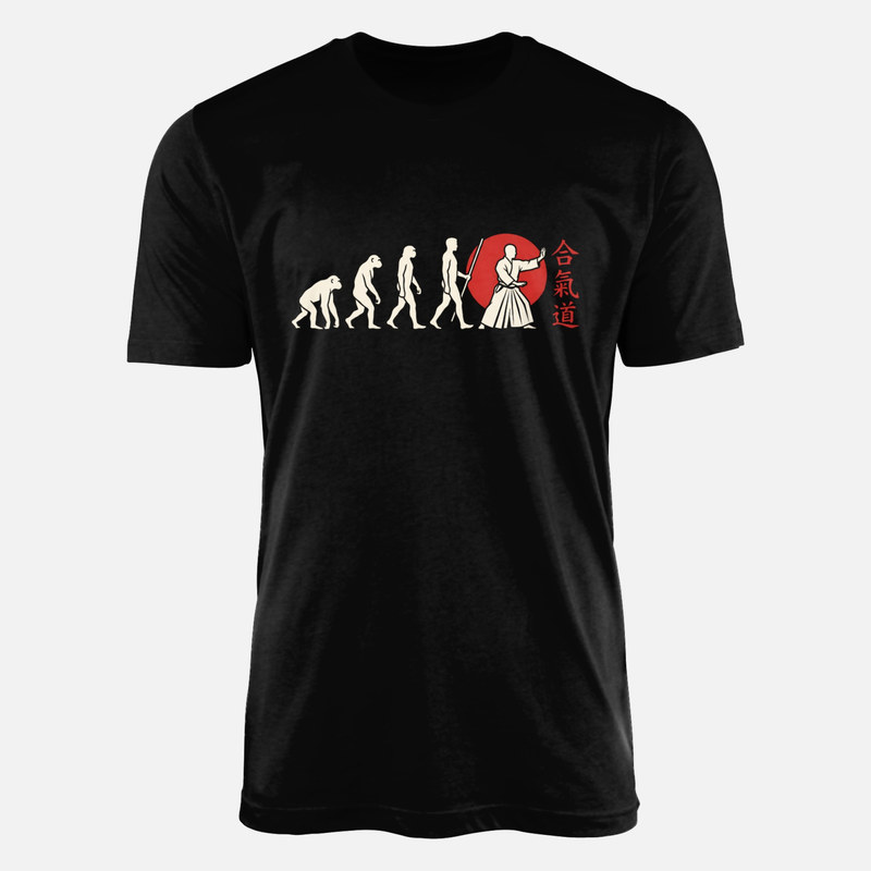 T-shirts: &Eacute;volution de l'a&iuml;kido et soleil levant