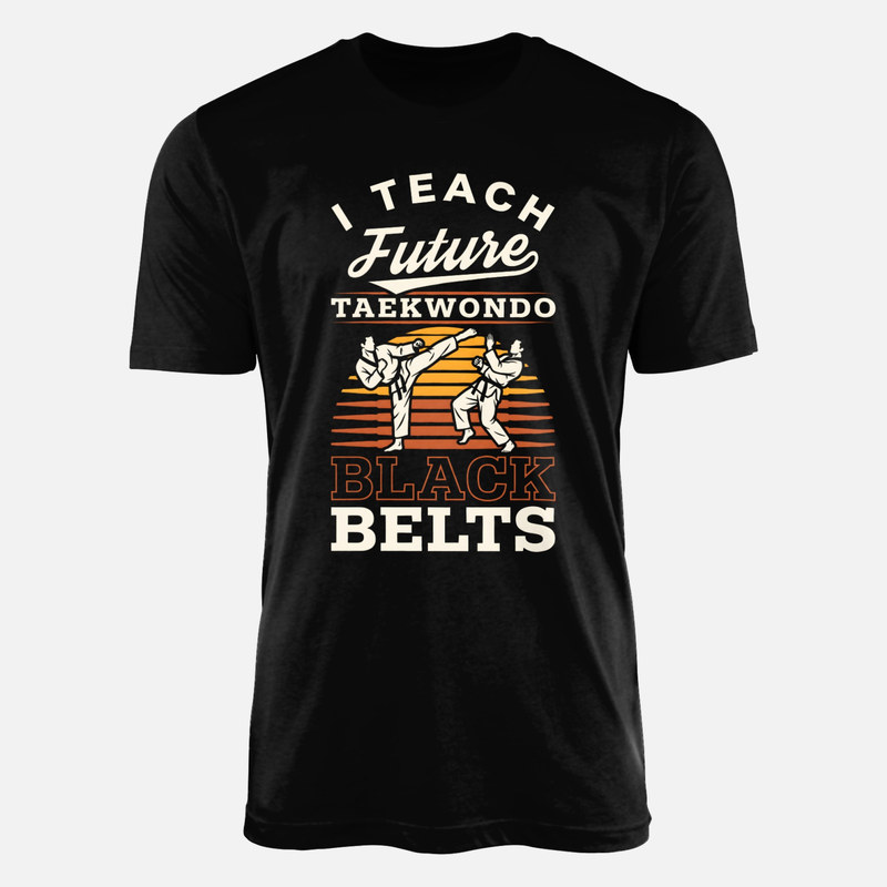 T-shirts: Professeur taekwondo futures ceintures noires