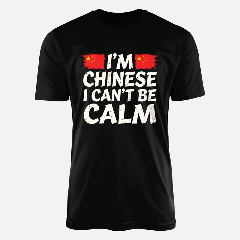 T-shirts: Chinois au temp&eacute;rament affirm&eacute; et drapeaux