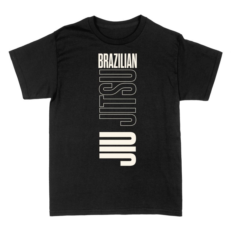 T-shirts: Jiu-jitsu br&eacute;silien typographie verticale