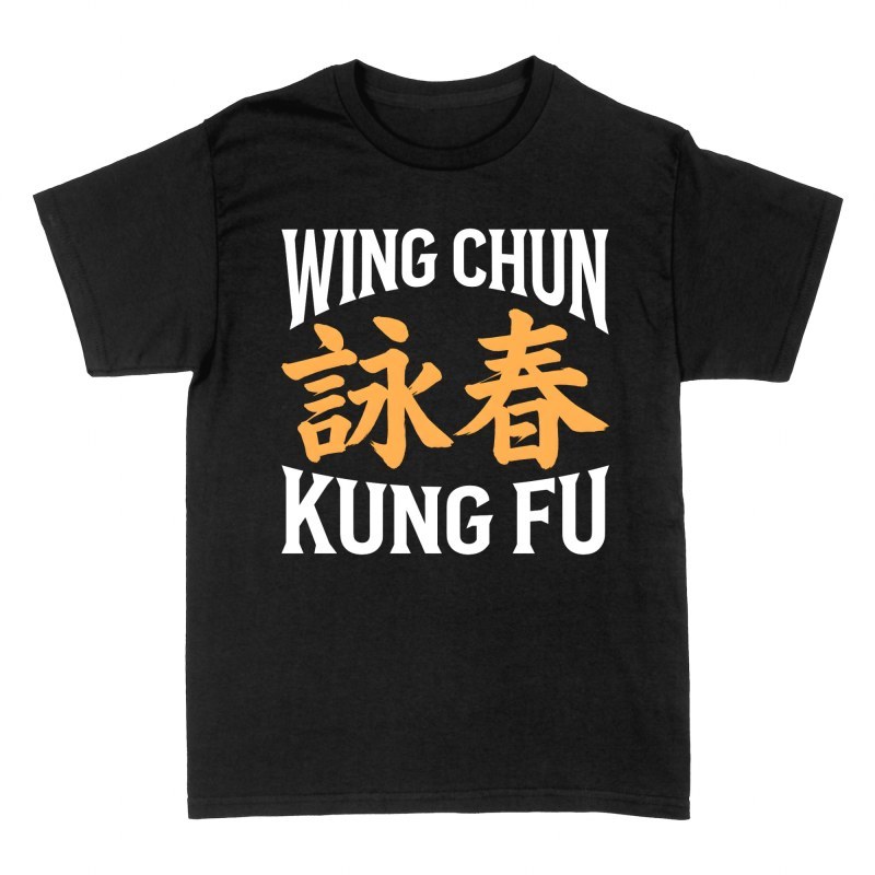 T-shirts: Wing Chun Kung Fu Calligraphie