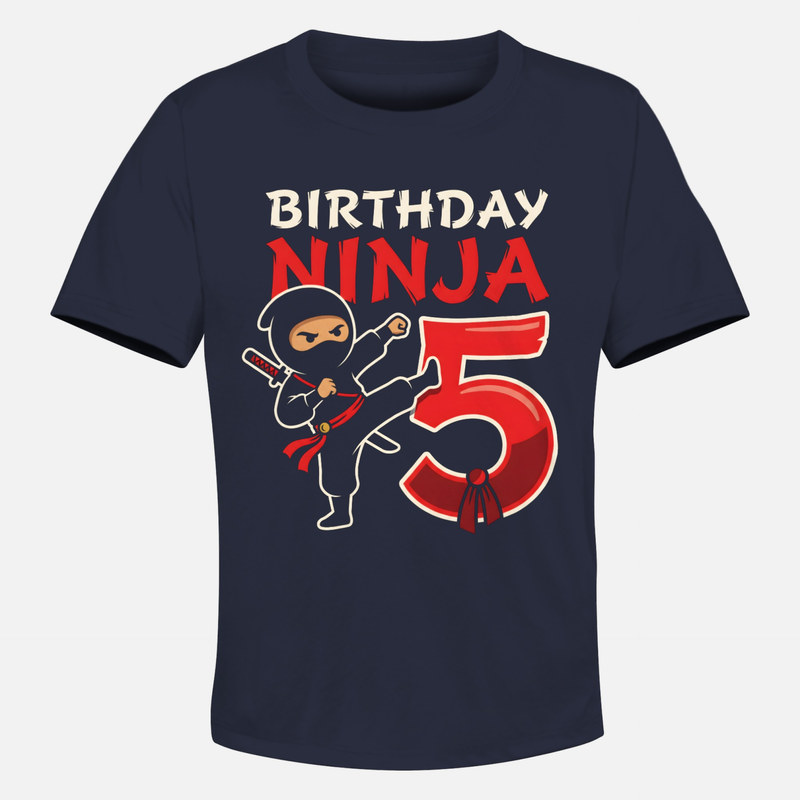 T-shirts: Ninja anniversaire 5 ans