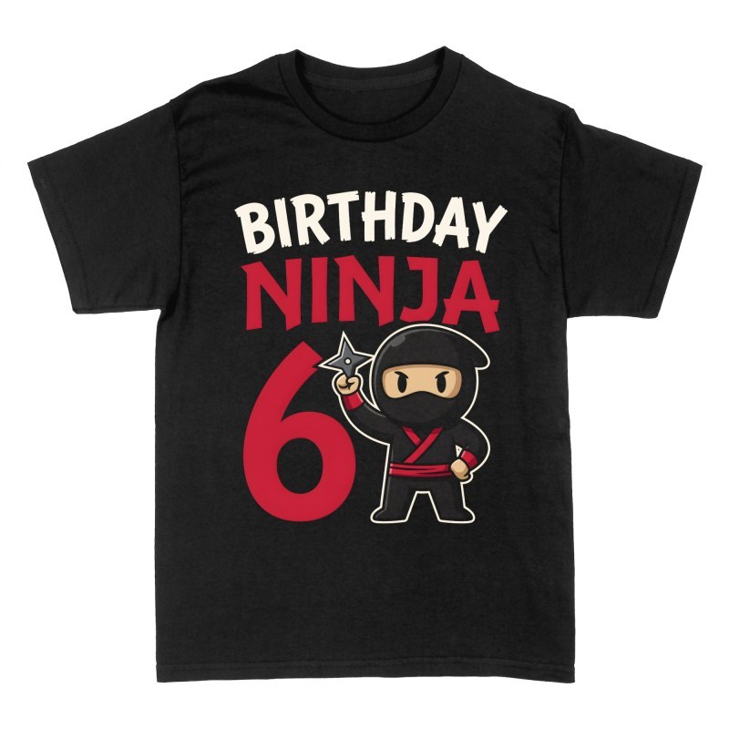 T-shirts: Ninja anniversaire 6 ans