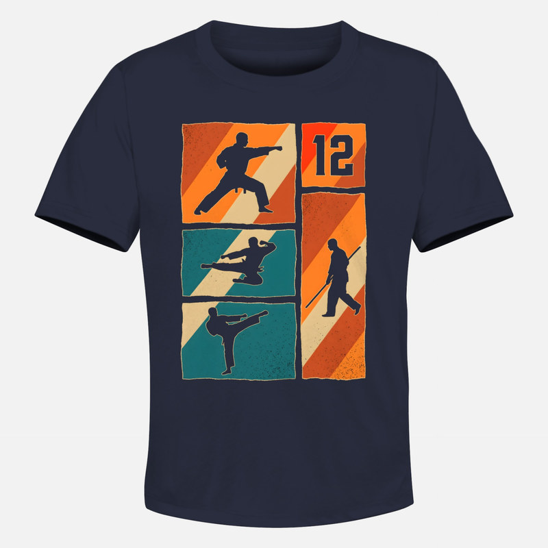 T-shirts: Karat&eacute; et arts martiaux 12 ans